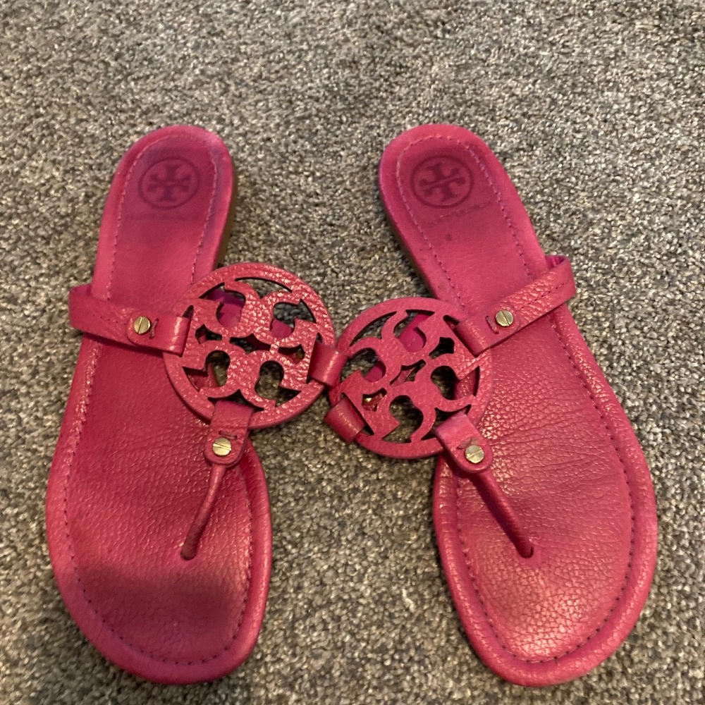 Tory Burch Pink Flip Flops